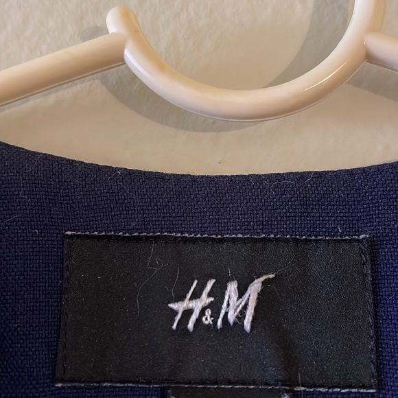 Free with any purchase. H&M women jacket 🧥, size small, color blue. - Picture 3 of 3